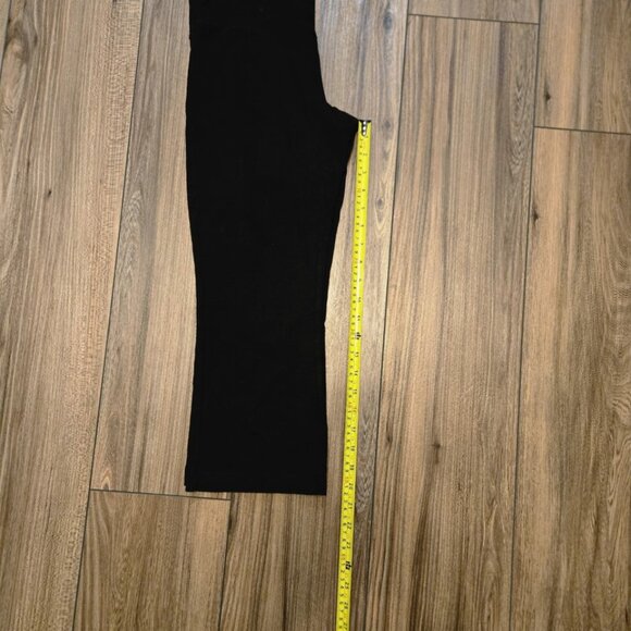 592. Jockey Lounge Workout Capri Cropped Black Pants Size Small - Picture 6 of 8